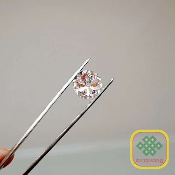 Đá Quý Topaz Trắng Hình Tròn 11.5Ct – DQ030